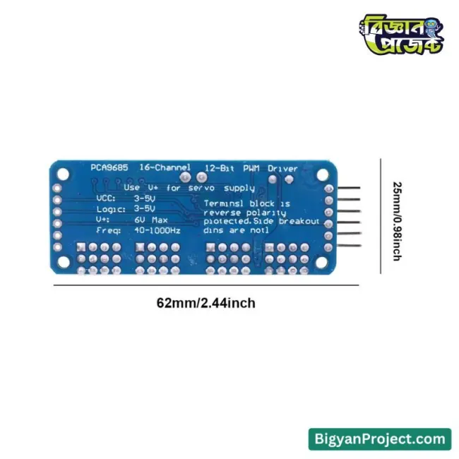 PCA9685 16-Channel Servo Driver Buy Online