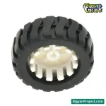43x19mm D-Hole Rubber Wheel for N20 Motor Buy at Bigyan Project