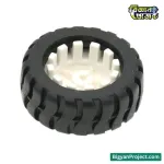 43x19mm D-Hole Rubber Wheel for N20 Motor Buy at Bigyan Project
