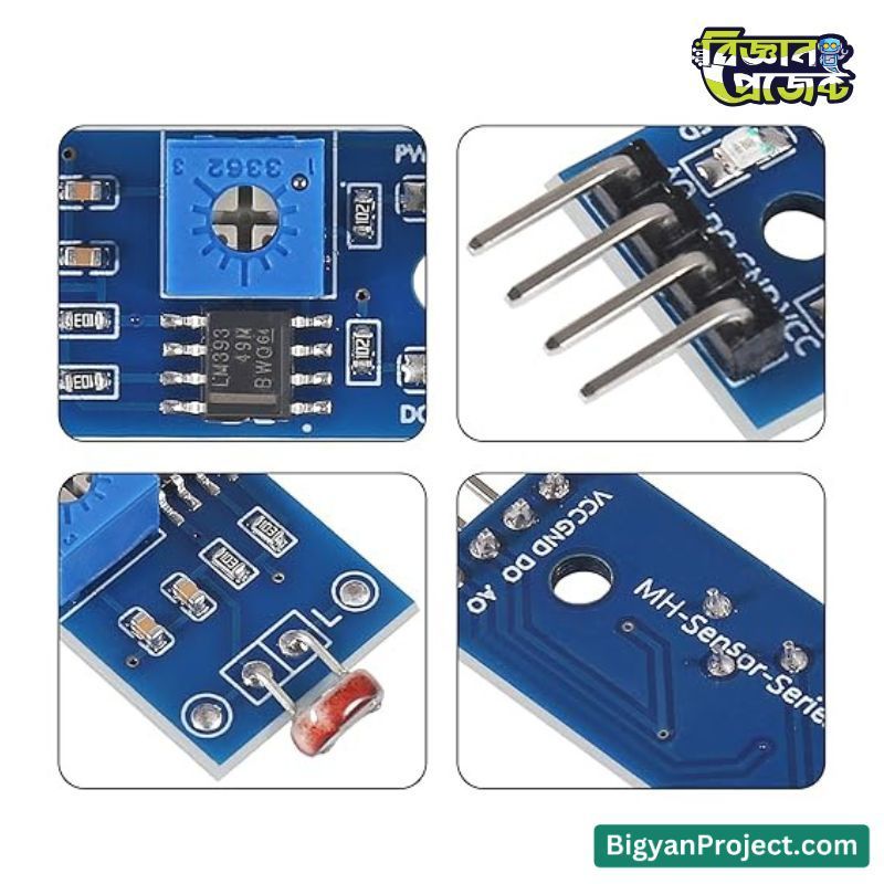 Buy 5mm LDR Light Sensor 4 Pin Module
