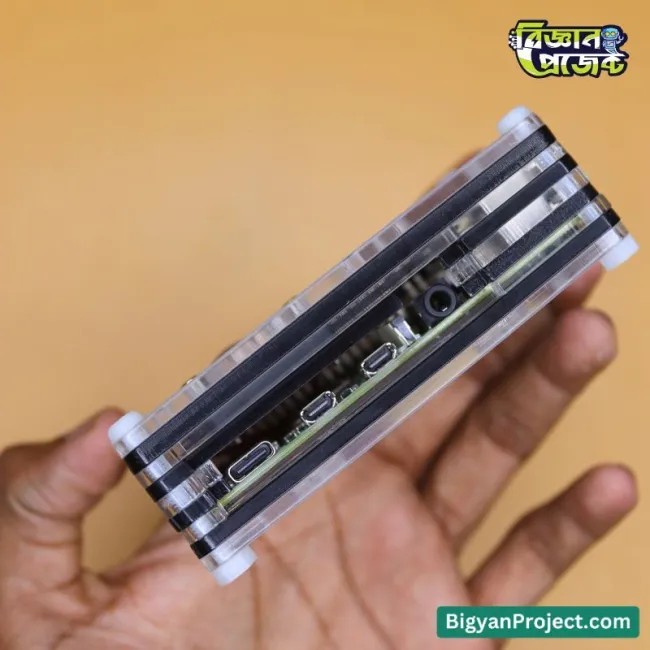 Raspberry Pi 4B Acrylic Case with Cooling Fan - Buy Now