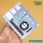 Raspberry Pi 4B Acrylic Case with Cooling Fan - Buy Now