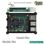 Raspberry Pi 4B Acrylic Case with Cooling Fan - Buy Now