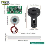 USB Ultrasonic Mist Maker 5V Humidifier Module