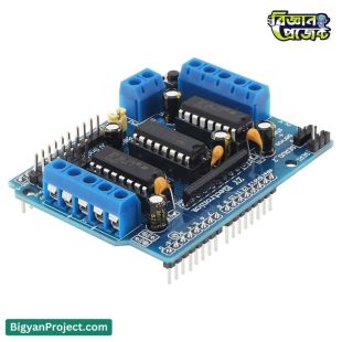 L293D Motor Driver Shield for Arduino – Robotics Project