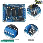 L293D Motor Driver Shield for Arduino – Robotics Project