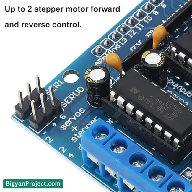 L293D Motor Driver Shield for Arduino – Robotics Project