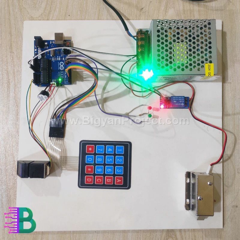 Keypad & Fingerprint Security Project | Arduino-Based