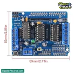 L293D Motor Driver Shield for Arduino – Robotics Project