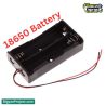 Dual Slot 18650 Battery Holder Case