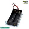 Dual Slot 18650 Battery Holder Case