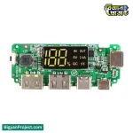 2.4A পাওয়ার ব্যাংক চার্জার মডিউল ডিসপ্লে সহ কিনুন