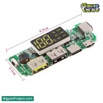 2.4A পাওয়ার ব্যাংক চার্জার মডিউল ডিসপ্লে সহ কিনুন