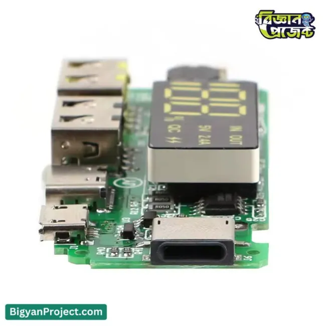 2.4A পাওয়ার ব্যাংক চার্জার মডিউল ডিসপ্লে সহ কিনুন