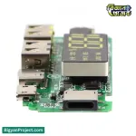 2.4A পাওয়ার ব্যাংক চার্জার মডিউল ডিসপ্লে সহ কিনুন