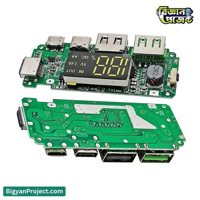 2.4A Power Bank Charger Module with LED Display Buy Now