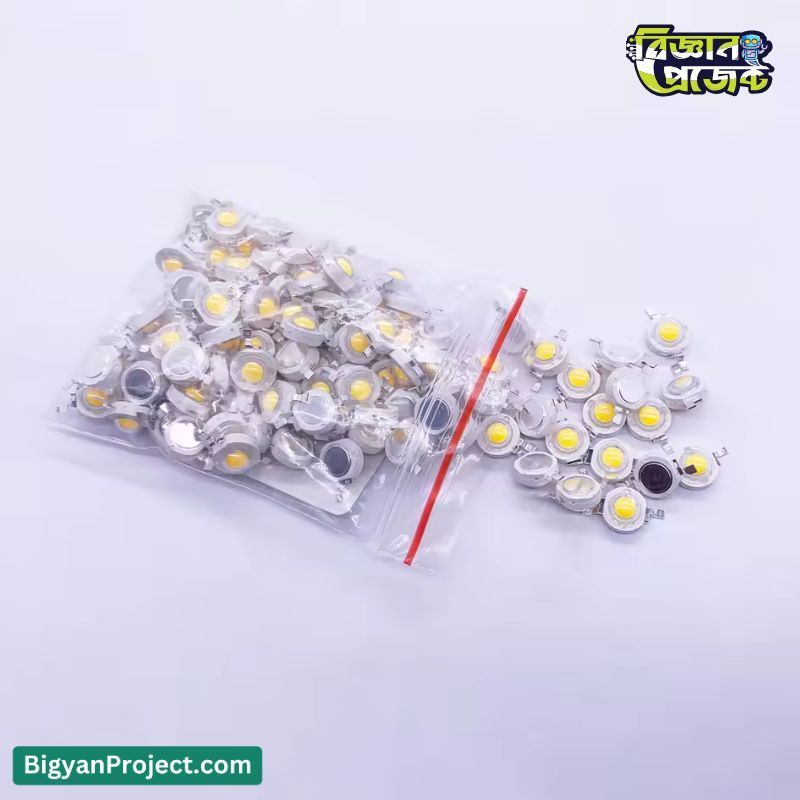 1W COB LED Chip Cool White – Buy DIY Light Bead Online