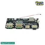 22.5W Power Bank Charging Module QC4.0 Dual USB Type-C & Micro