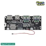 22.5W Power Bank Charging Module QC4.0 Dual USB Type-C & Micro