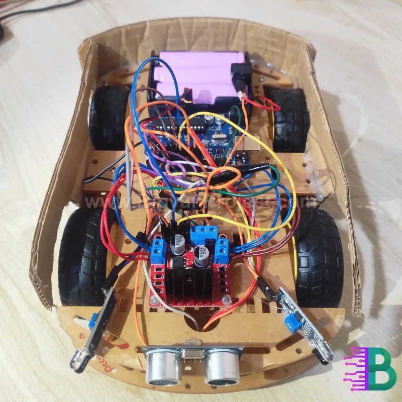 Object Following Robot Car Using Arduino | Science Project