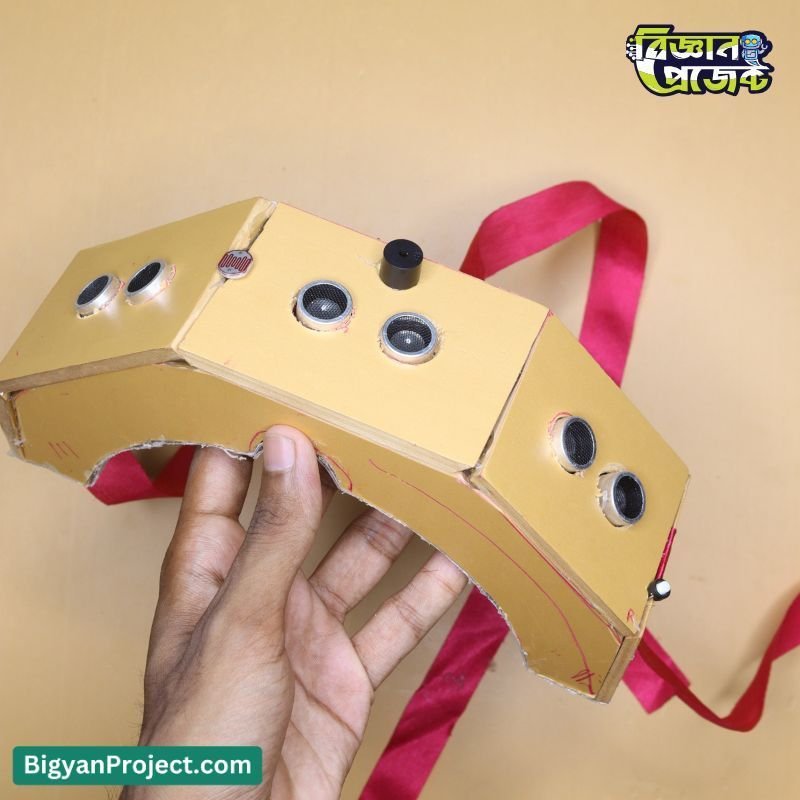 অবস্টাকল সনাক্তকরণের জন্য ব্লাইন্ড গগলস - Arduino প্রকল্প