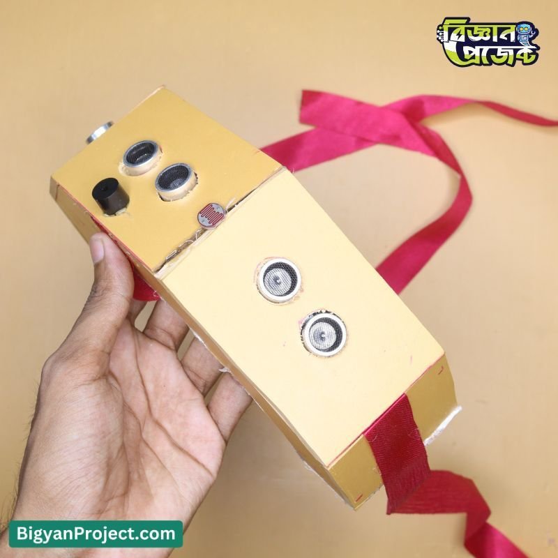 অবস্টাকল সনাক্তকরণের জন্য ব্লাইন্ড গগলস - Arduino প্রকল্প