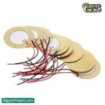 Buy 35mm Piezo Disc Sensor with Prewired Brass Element