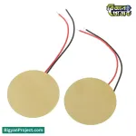 Buy 35mm Piezo Disc Sensor with Prewired Brass Element