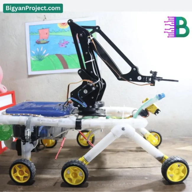 Smart Firefighter Robot with Robotic Arm | Science Project BD