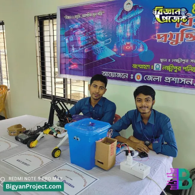 Smart Firefighter Robot with Robotic Arm | Science Project BD