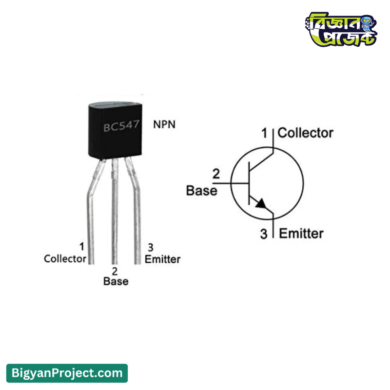 BC547 ট্রানজিস্টর কিনুন – NPN সিগন্যাল ট্রানজিস্টর