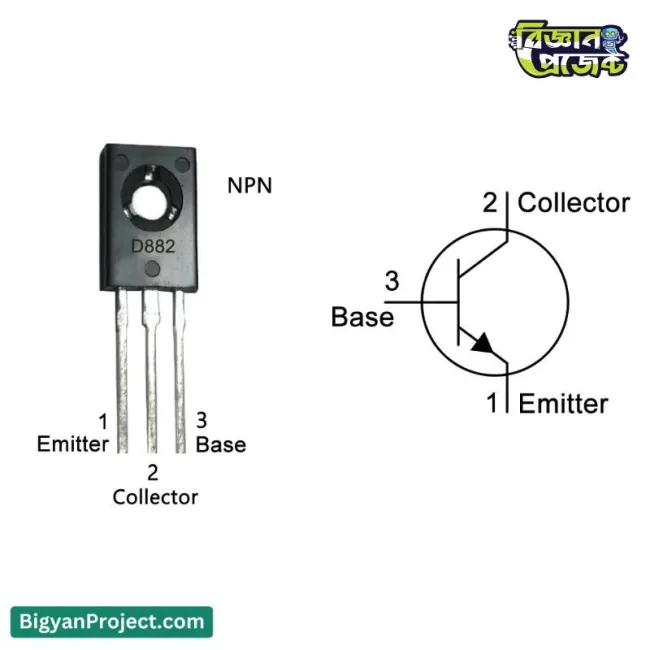 D882 NPN Transistor 40V 3A – Buy Now Online