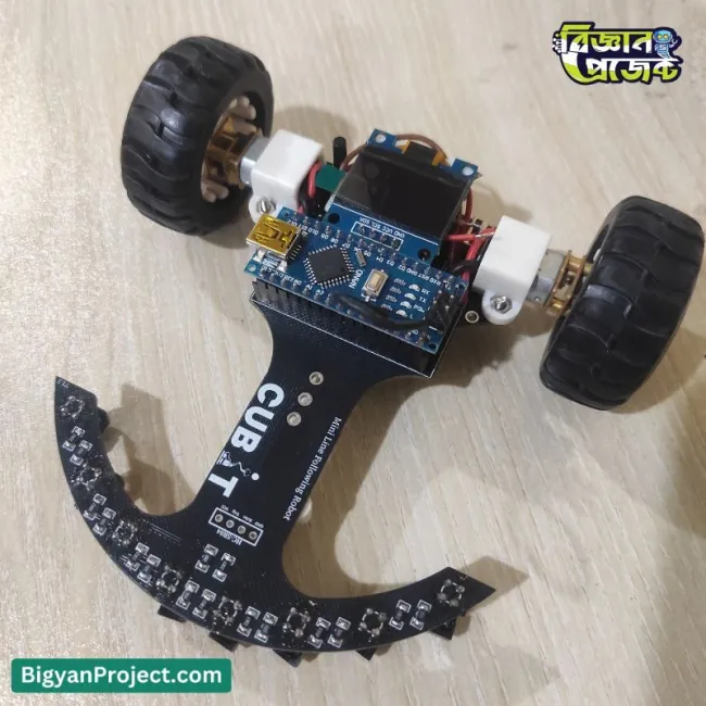 8 Array Line Follower Robot with PID Control - Science Project