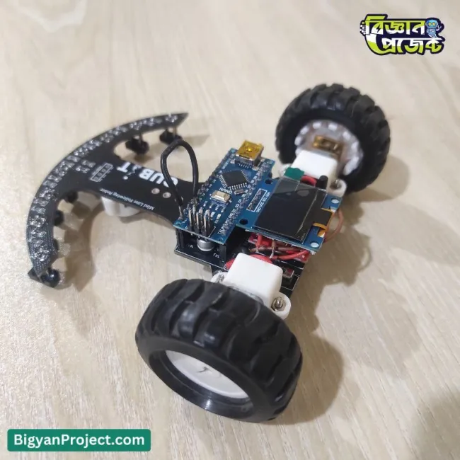 8 Array Line Follower Robot with PID Control - Science Project