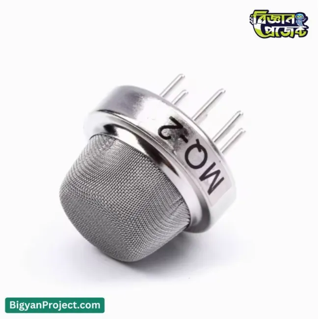 MQ-2 Gas Sensor Buy for Smoke LPG Hydrogen at Bigyan Project