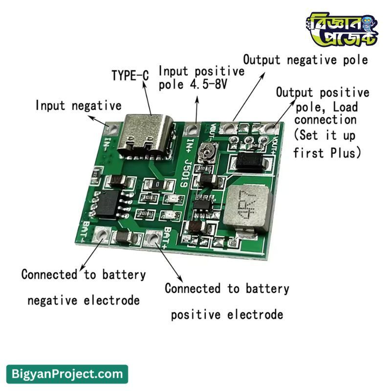 Buy Type C J5019 Boost Module 3.7V to 27V