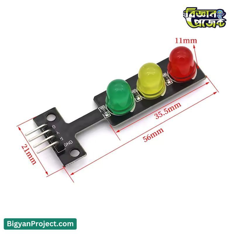 Buy Mini Traffic Light LED Module 5V for Arduino Projects