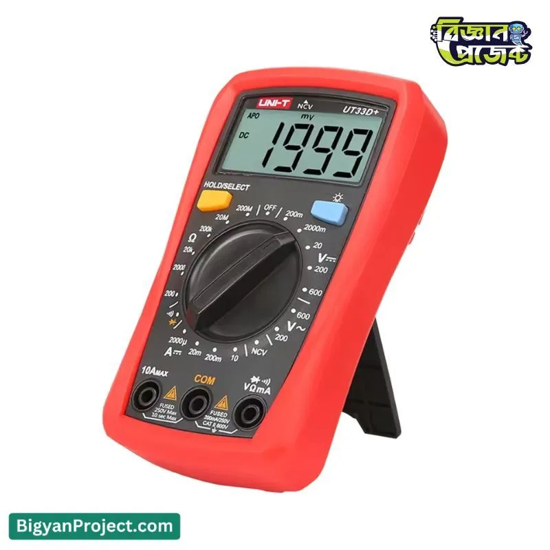 UNI-T UT33D+ Digital Multimeter: Buy Online with NCV Test