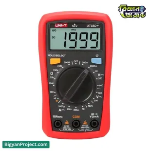 UNI-T UT33D+ Digital Multimeter: Buy Online with NCV Test