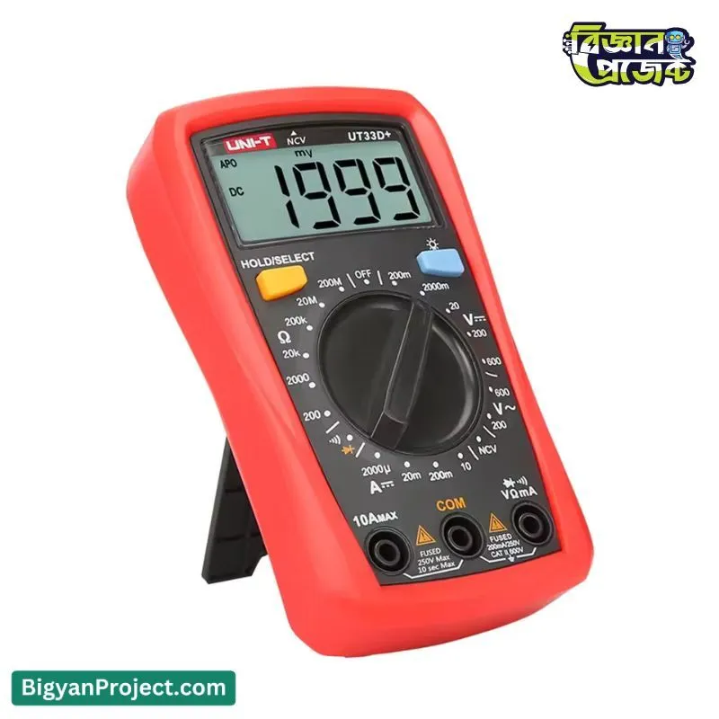 UNI-T UT33D+ Digital Multimeter: Buy Online with NCV Test