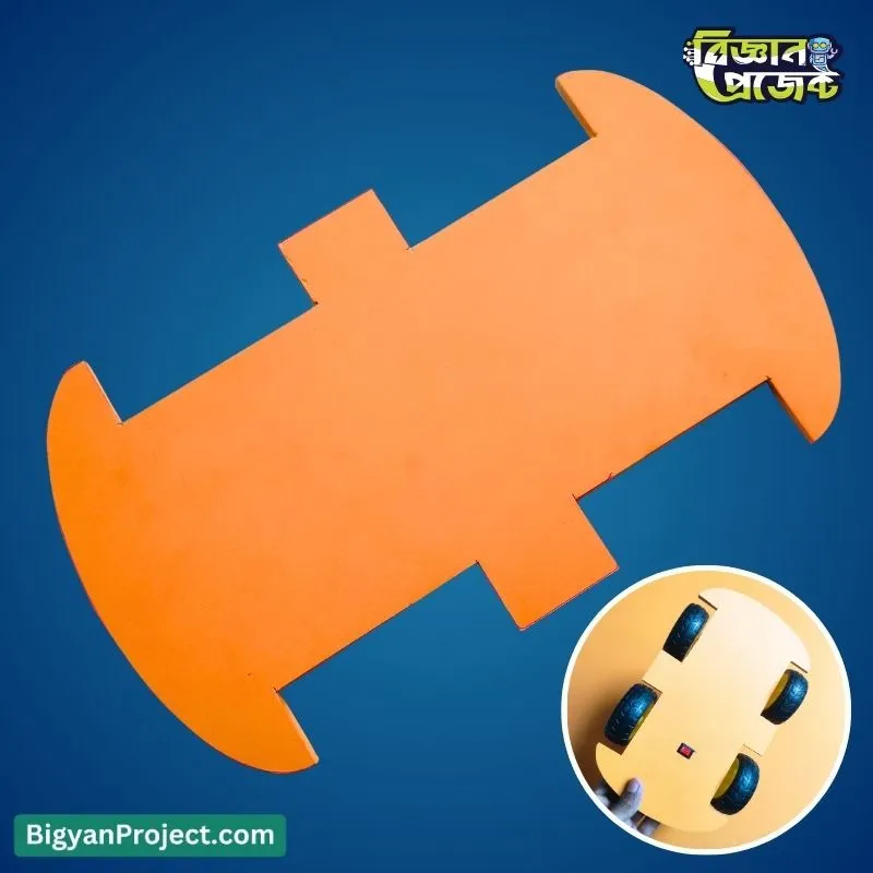 Buy DIY Robot Car Chassis 5MM PVC 4-Wheel Base