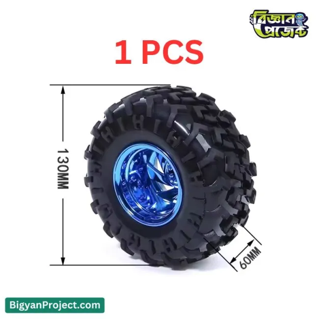 Buy 130mm RC Truck Tyre for 1/10 Scale Monster Car
