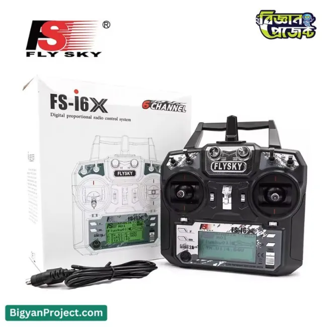 FS-i6X 10CH RC Transmitter & Receiver: Buy in Bangladesh