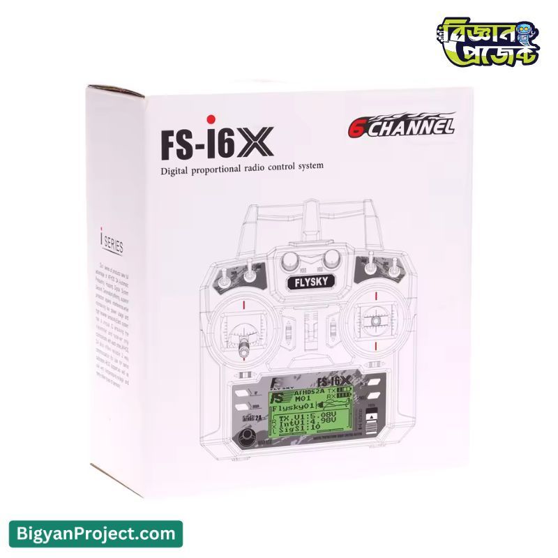 FS-i6X 10CH RC Transmitter & Receiver: Buy in Bangladesh FS-i6X 10CH RC Transmitter & Receiver: Buy in Bangladesh