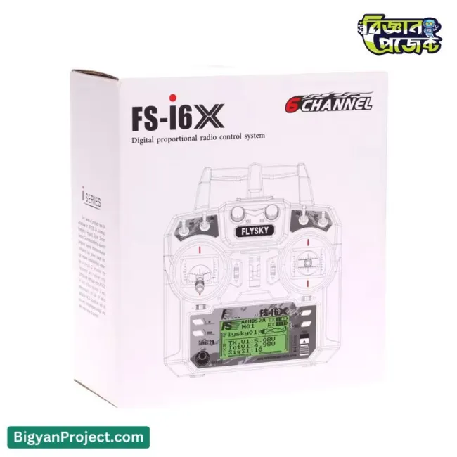 FS-i6X 10CH RC Transmitter & Receiver: Buy in Bangladesh