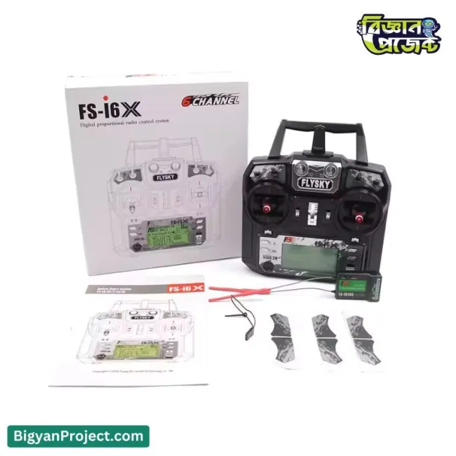 FS-i6X 10CH RC Transmitter & Receiver: Buy in Bangladesh