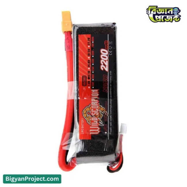 Wild Scorpion 2200mAh 11.1V 3S Battery - Buy Online