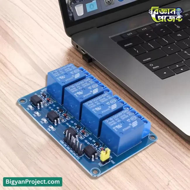 5V 4-Channel Relay Module Buy Online (Optocoupler)