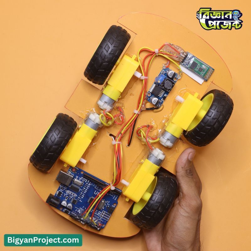 Buy Bluetooth & Voice Control DIY Science Robotic Car – Bigyan Project