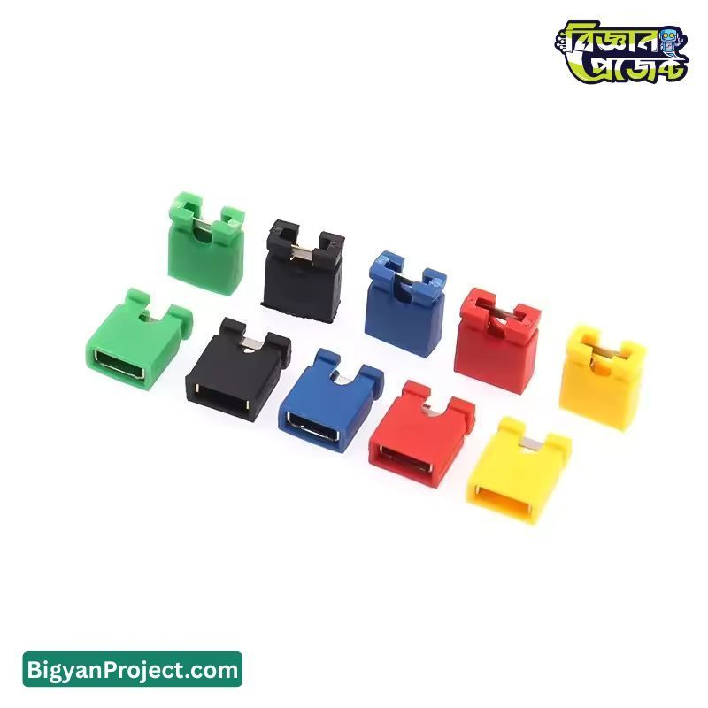 Buy 2.54mm Jumper Cap Short Circuit Connector – Bigyan Project